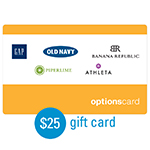 GAP<sup>&reg;</sup> $25 Gift Card</u>